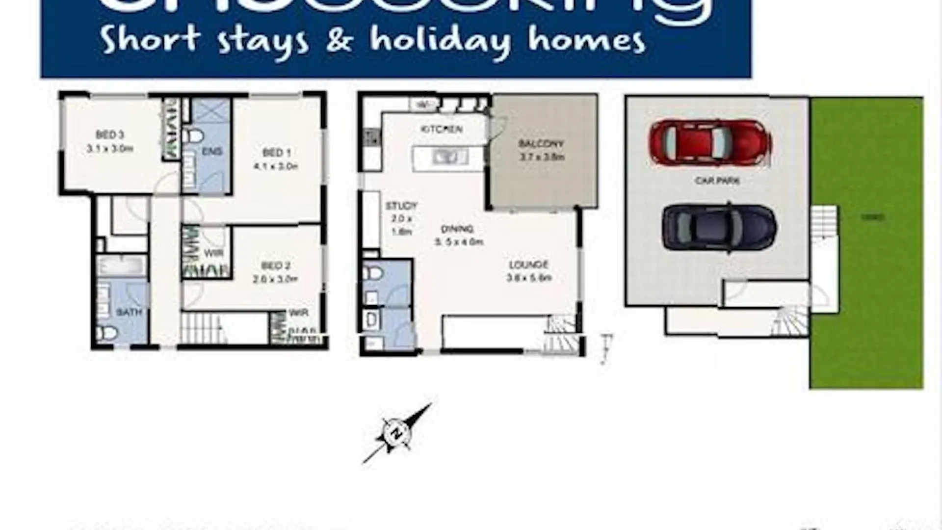 شقة Park Ave Retreat - 3 Carparks, Wifi, Bbq, King Bed بريزبين